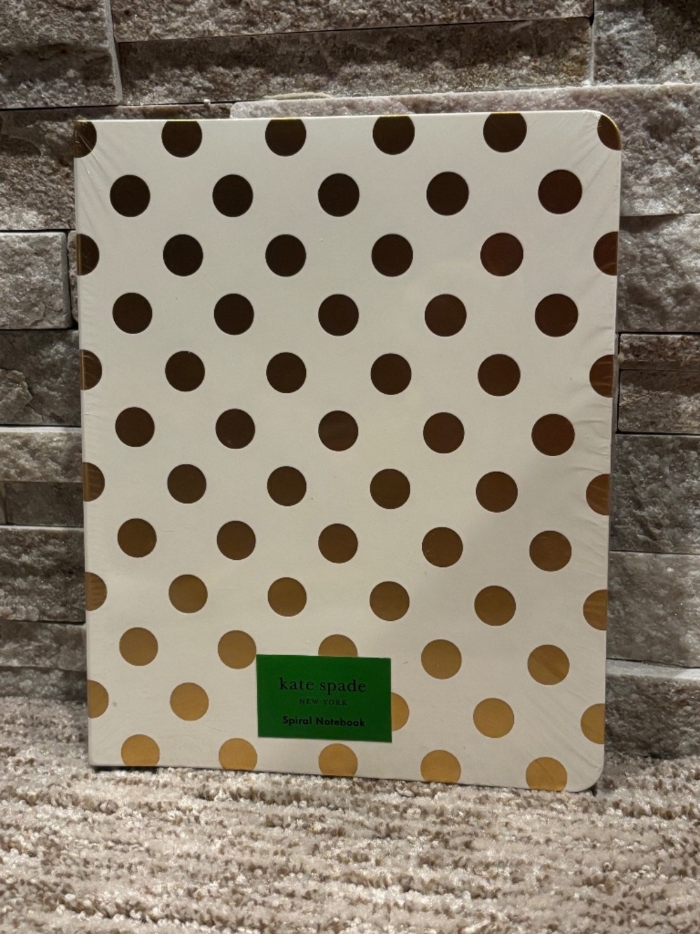 Kate Spade “Gold Pavilion” Notebook